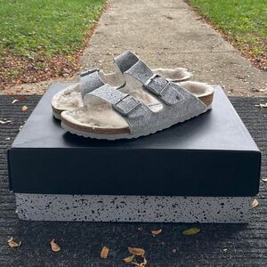 Authentic Birkenstock Fur Lined Arizona Sandals